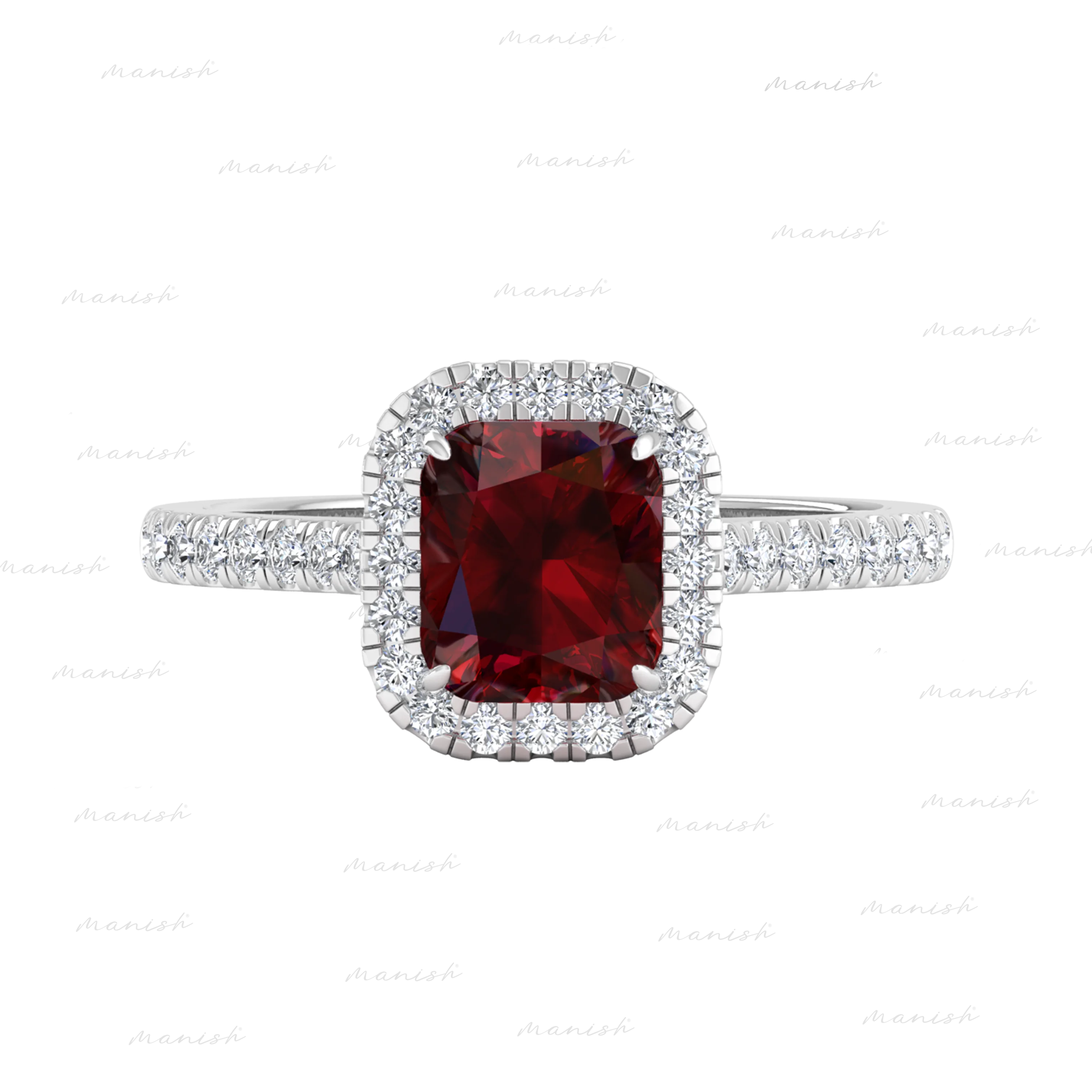 Exie Diamond and Ruby Ring